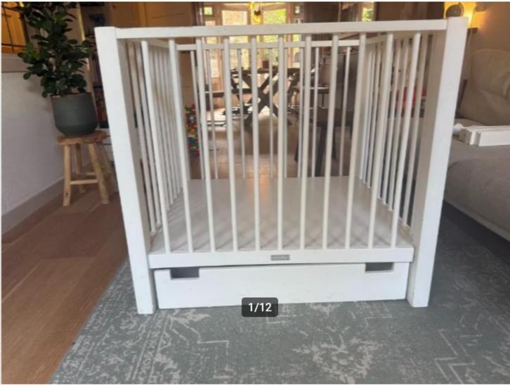 Box Gratis afhalen - Bopita Box wit met lade, Kinderen en Baby's, Boxen, Gebruikt, Rechthoekig, In hoogte verstelbaar, Lade, Ophalen