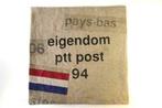 PTT kussenhoes van originele postzak met rits, Huis en Inrichting, Ophalen