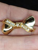 prachtige vintage strik broche, 18 tot 19, Ophalen of Verzenden, Zo goed als nieuw, Dame