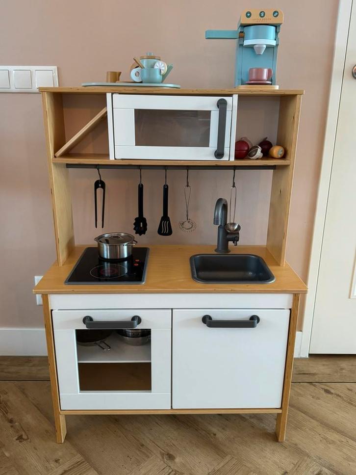 Ikea keuken met accessoires, Kinderen en Baby's, Speelgoed | Speelkeukens, Gebruikt, Hout, Ophalen