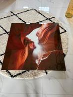 Prachtige glazen schilderij, Antiek en Kunst, Ophalen