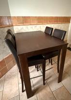 Bartafel met barkrukken, Ophalen, Gebruikt, 4 tot 6 stoelen