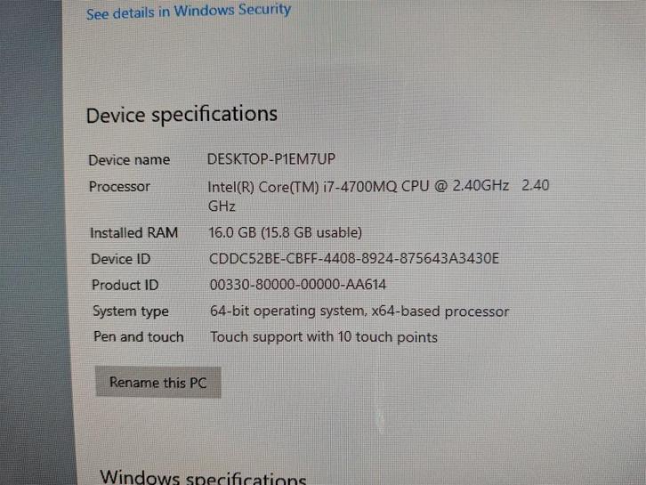 Lenovo Ideacentre A730 All in One PC, Computers en Software, Desktop Pc's, Zo goed als nieuw, 2 tot 3 Ghz, SSD, 16 GB, Met videokaart