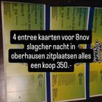 Slachgernacht oberhausen, Tickets en Kaartjes, Twee personen, Ticket of Toegangskaart