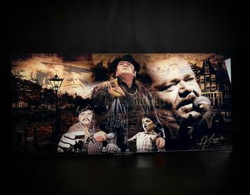 Unieke Kunstprint - André Hazes & Amsterdam beschikbaar voor biedingen