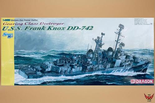 ROWASP | Dragon 1/350 USS Frank Knox DD-742, Hobby en Vrije tijd, Modelbouw | Boten en Schepen, Nieuw, 1:200 of kleiner, Overige merken