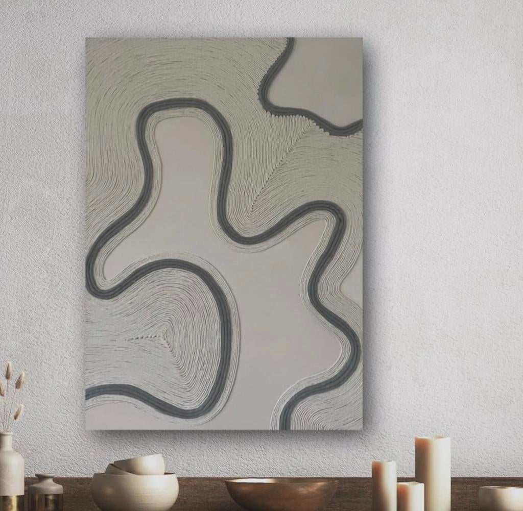 Handgemaakte wanddecoratie schilderij van macrame, Ophalen of Verzenden, Nieuw