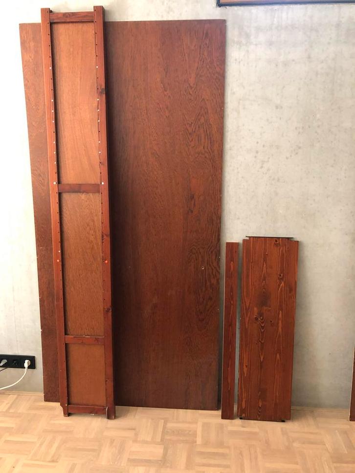 Lundia onderdelen: planken (13), staander, achterwand, Huis en Inrichting, Kasten | Kledingkasten, Gebruikt, 150 tot 200 cm, 50 tot 100 cm