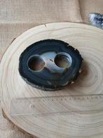 Agaat Waxinelichthouder, Overige materialen, Ophalen of Verzenden, Nieuw, Grijs