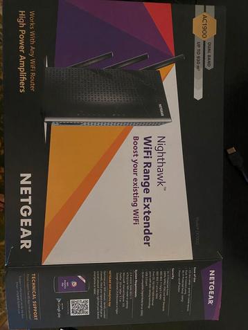 Nighthawk EX7000 AC1900, Dual-Band WiFi Range Extender - Des beschikbaar voor biedingen