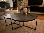 Industriële Salontafel Set - Rond Metaal, Ophalen, Rond, 50 tot 100 cm, Zo goed als nieuw
