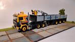 Tekno Volvo F12 Buiter met stenentrailer, Ophalen of Verzenden, Zo goed als nieuw, Overige merken