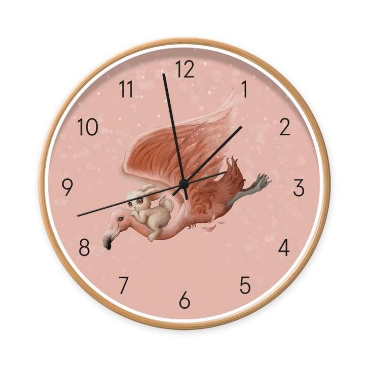 Kinderklok Klok Flamingo Magic Dreams Dutch Sprinkles, Kinderen en Baby's, Kinderkamer | Inrichting en Decoratie, Nieuw, Klok