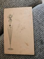 Oude ansichtkaart met burlesque dame, Ophalen of Verzenden