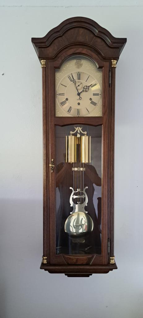 wandklok AMS regulateur slinger, Antiek en Kunst, Antiek | Klokken, Ophalen