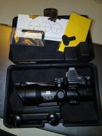 airsoft replica Red Fibre Scope 4x32 Red Dot Combo ironsight, Ophalen of Verzenden, Gebruikt