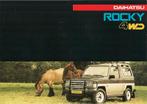 Vouwfolder Daihatsu Rocky 4WD, juni 1990, Ophalen of Verzenden, Nieuw, Overige merken