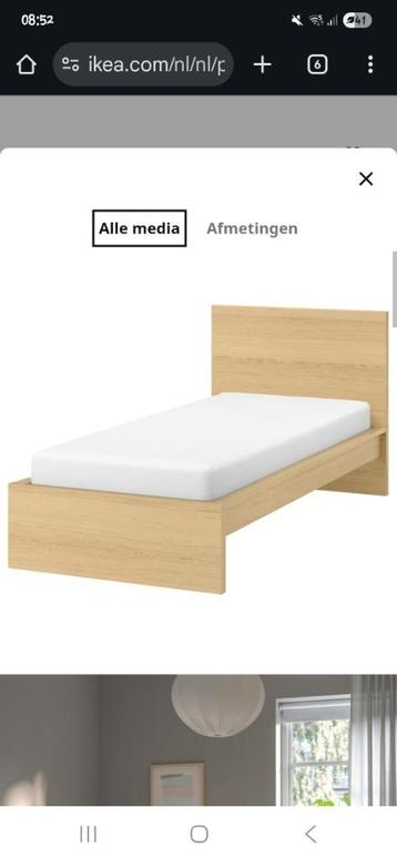 MALM bed IKEA met AUPING spriraal - afbeelding 4