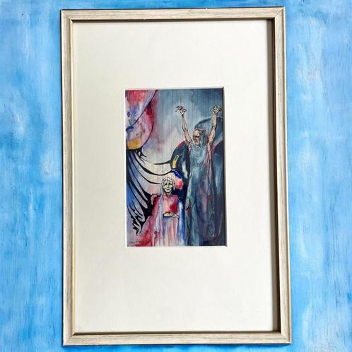 1936 Gesigneerd Nederlandse Expressionistische Schilderij, Boeken, Kunst en Cultuur | Beeldend, Gelezen, Schilder- en Tekenkunst