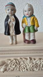 Antieke Porseleinen Popjes - Set van 2, Ophalen of Verzenden
