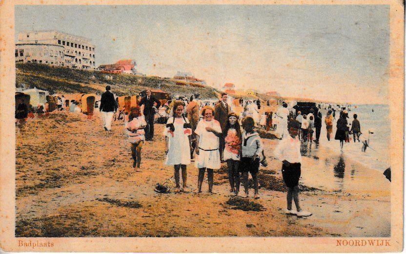 NOORDWIJK - BADPLAATS, Verzamelen, Ansichtkaarten | Nederland, Ongelopen, Zuid-Holland, 1920 tot 1940, Ophalen of Verzenden