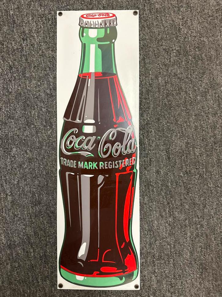Coca-Cola Emaille Reclamebord, Antiek en Kunst, Antiek | Emaille, Ophalen of Verzenden