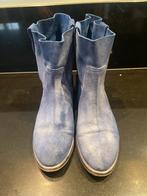 Blauwe enkellaarsjes maat 39, Ophalen, Gedragen, Blauw, Lage of Enkellaarzen