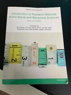 introduction to research methods in the social behavioral, Ophalen of Verzenden, WO