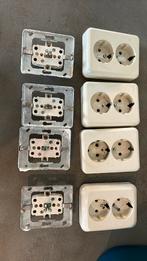 Drespa 4x dubbel stopcontact, Doe-het-zelf en Verbouw, Elektra en Kabels, Gebruikt, Ophalen of Verzenden, Stopcontact