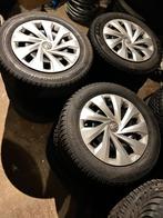 VW Polo 15” A merk Winterbanden op 5x100 stalen velgen, Auto-onderdelen, Banden en Velgen, Ophalen, Gebruikt, 15 inch, Banden en Velgen