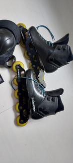 Rollerskates Zandstra + bescherming, Gebruikt, Inline skates 5 wielen, Dames, Ophalen