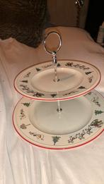 Wedswood etagère windsor kerstservies, Huis en Inrichting, Ophalen, Zo goed als nieuw