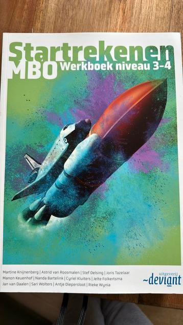 Startrekenen - Werkboek niveau 3-4 MBO inclusief licentie beschikbaar voor biedingen