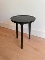 Vt wonen sprokkel bijzettafeltje - zwart, Minder dan 55 cm, Gebruikt, Rond, Hout