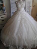 spectaculaire Trouwjurk MAAT 36 nr RR 782, Kleding | Dames, Ophalen of Verzenden, Zo goed als nieuw, Wit, Trouwjurk
