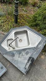 Wasbak met kraan, Huis en Inrichting, Keuken | Keukenelementen, Ophalen, 50 tot 100 cm, Zo goed als nieuw, Minder dan 100 cm