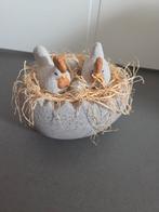 Schaal met kippen paasdecoratie, Ophalen, Zo goed als nieuw