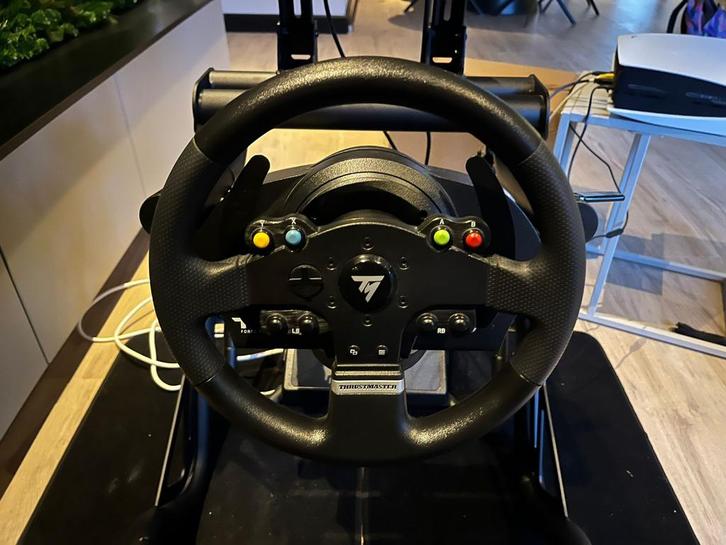 Thrustmaster TMX Force Feedback + T3PA Pedalen, Spelcomputers en Games, Spelcomputers | Overige Accessoires, Zo goed als nieuw