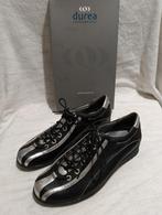 1342 NIEUW Durea maat 37.5 H wijdte uitneembaar voetbed, Durea, Zwart, Nieuw, Ophalen of Verzenden