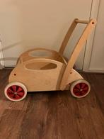Houten poppenwagen duwkar atelier de noest mooie staat, Ophalen of Verzenden