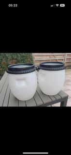 Lucht dicht 20 liter tonnen, Tuin en Terras, Regentonnen, Minder dan 75 liter, Ophalen, Zo goed als nieuw
