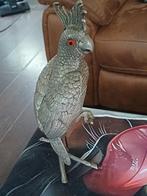 Mooie zilvere kaketoe beeld, Ophalen of Verzenden, Zilver