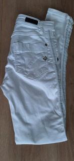 Maryley Witte Dames Jeans met Details mt 34, Wit, Ophalen of Verzenden, Zo goed als nieuw, Maat 34 (XS) of kleiner
