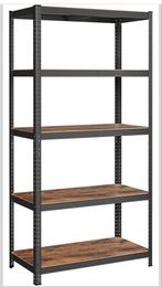 Stevig metalen rek met 5 planken, Ophalen, Nieuw