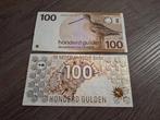 Setje biljetten 100 gulden Steenuil (1992) en Snip (1977), Ophalen of Verzenden, 100 gulden