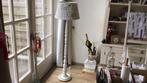 Rivièra Maison vloerlamp met prachtige houten gedraaide voet, Huis en Inrichting, Lampen | Vloerlampen, Hout, 150 tot 200 cm, Gebruikt