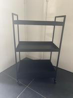 Roltafel IKEA NISSAFORS, Ophalen, Minder dan 55 cm, Metaal of Aluminium, Zo goed als nieuw
