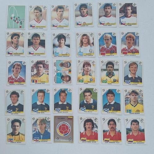Panini Italia 90, 55 losse plaatjes, Verzamelen, Sportartikelen en Voetbal, Gebruikt, Poster, Plaatje of Sticker, Ophalen