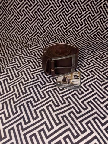 Brede Heren riem 115 cm leer bruin Nieuw beschikbaar voor biedingen