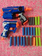 Set: 3 nerf pistolen + 22 'pijltjes', Kinderen en Baby's, Speelgoed | Buiten | Los speelgoed, Ophalen of Verzenden